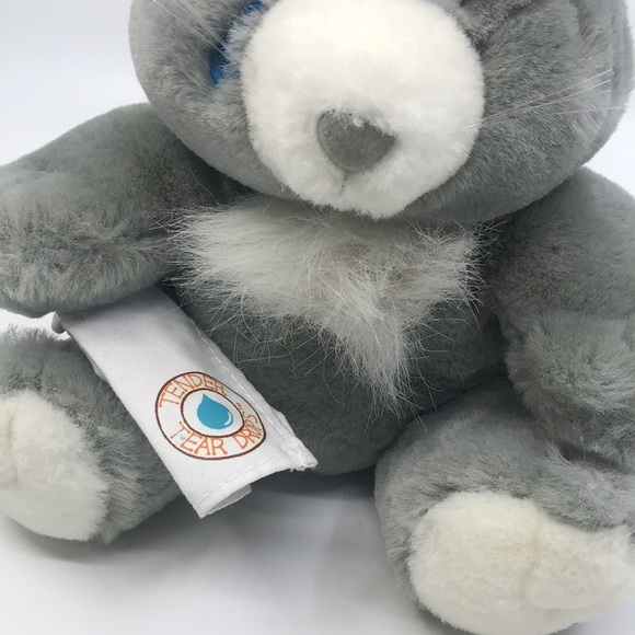 VTG Ganz Pizzazz 1988 Tender Tear Drops Bear Plush Stuffed Animal - Picture 3 of 10